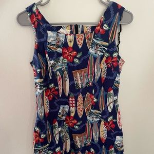 Vintage Shannon Marie Made in Hawaii Cotton Dress